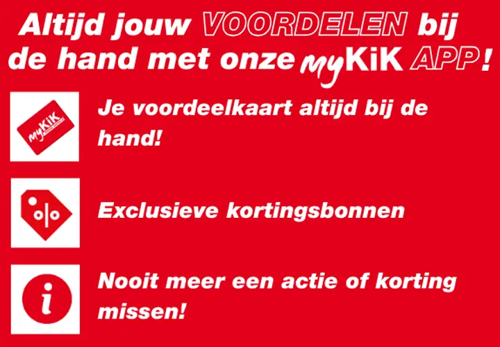 De kaart altijd bij de hand, exclusieve coupons en nooit meer een actie missen.