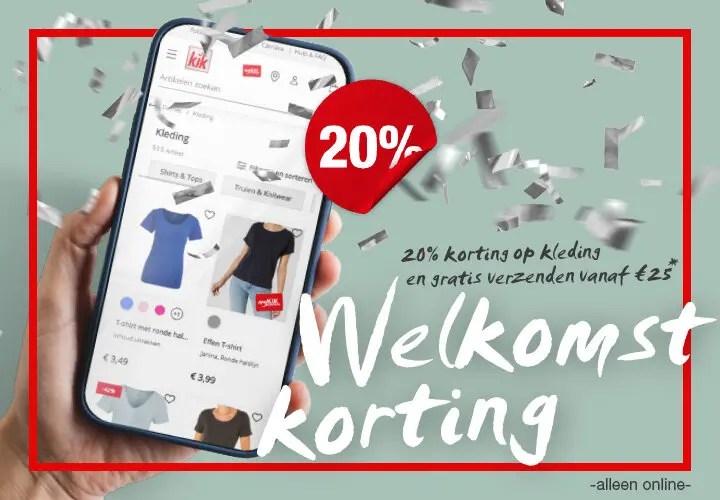 Welkom bij de nieuwe KiK onlineshop in Nederland! Welkom bij de nieuwe KiK onlineshop in Nederland!