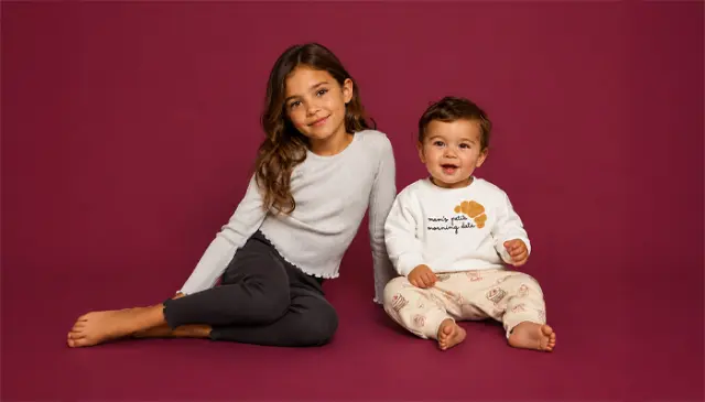 Kinderen in outfits voor de start van het schooljaar